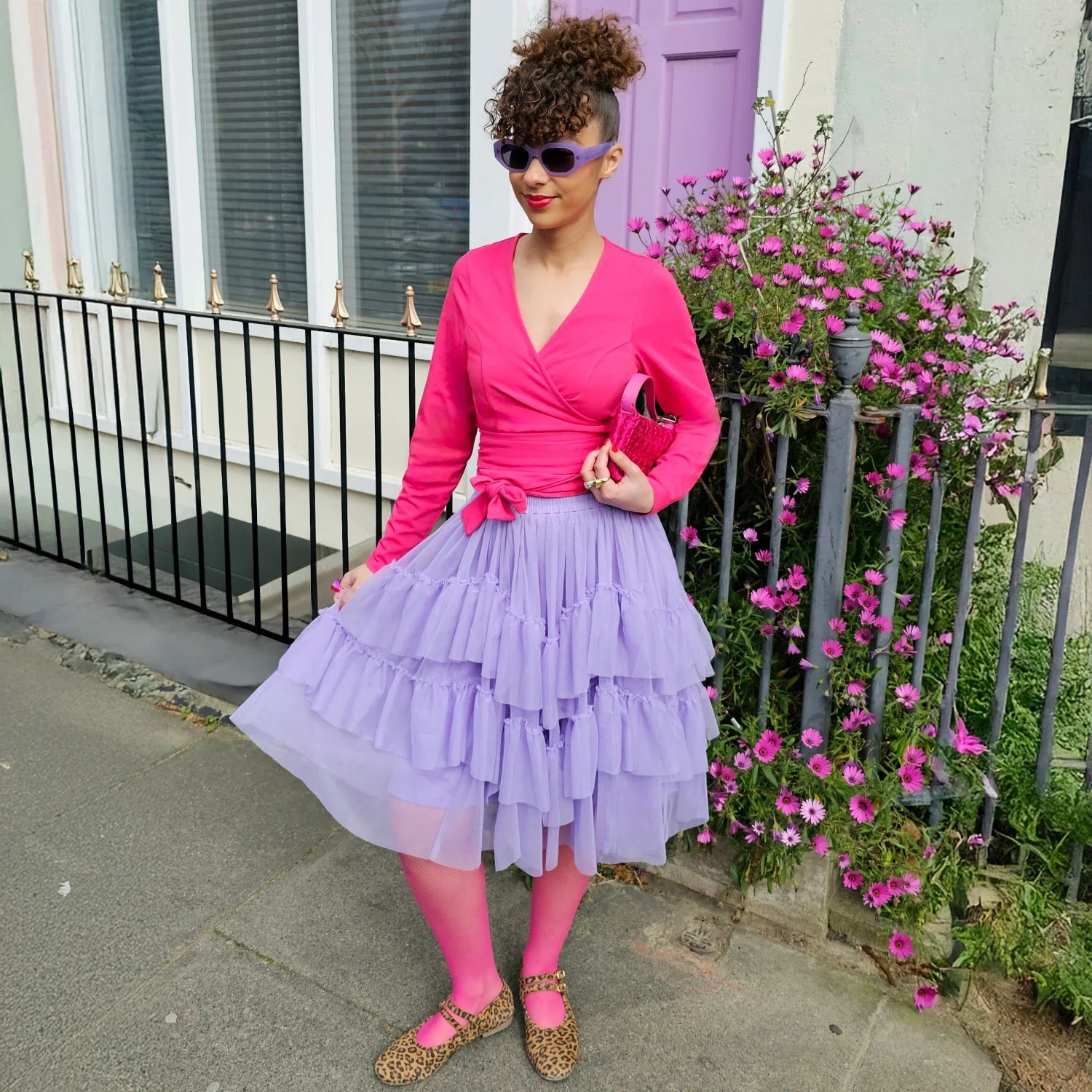 Mesh Skirt - Lavender - Image 14