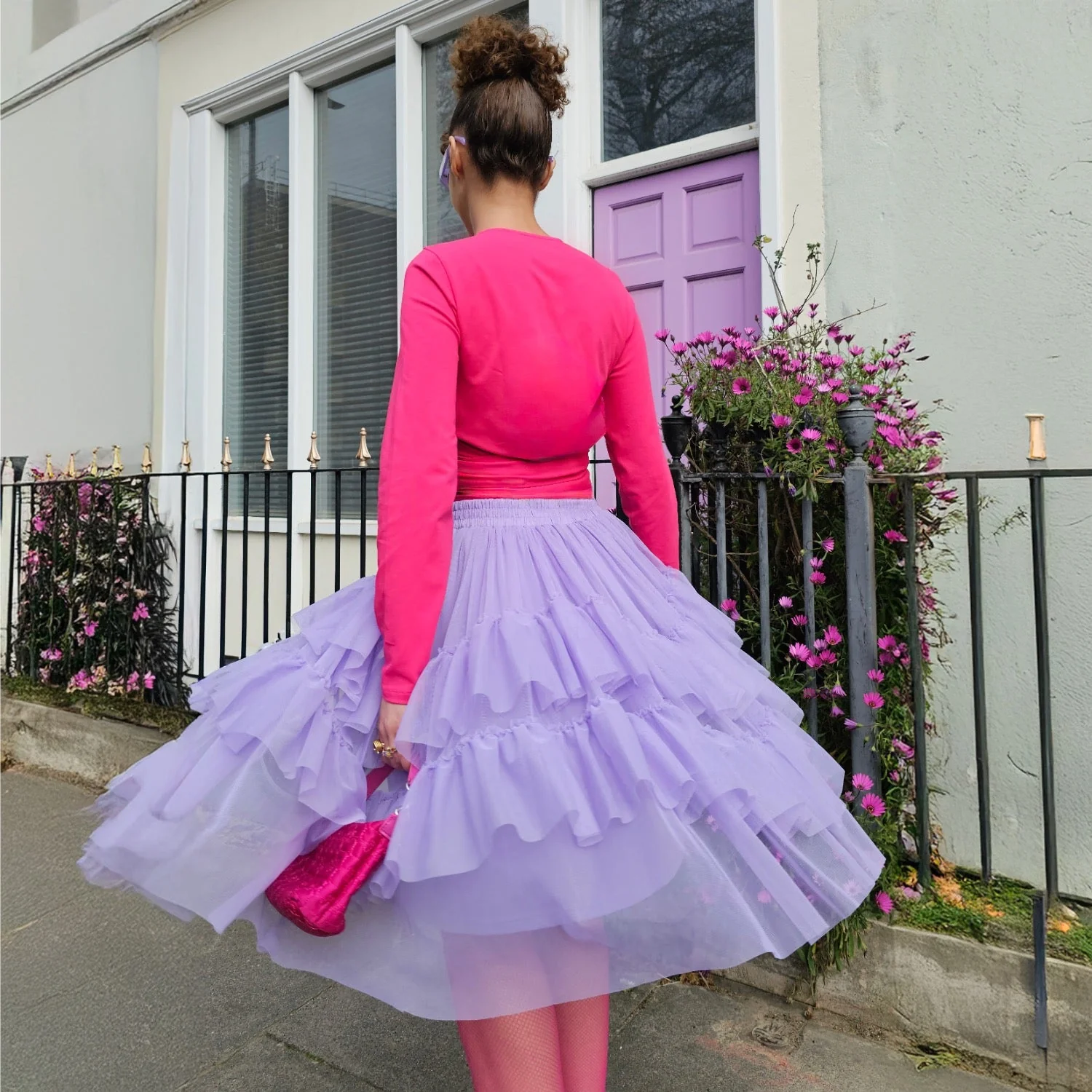 Mesh Skirt - Lavender - Image 20