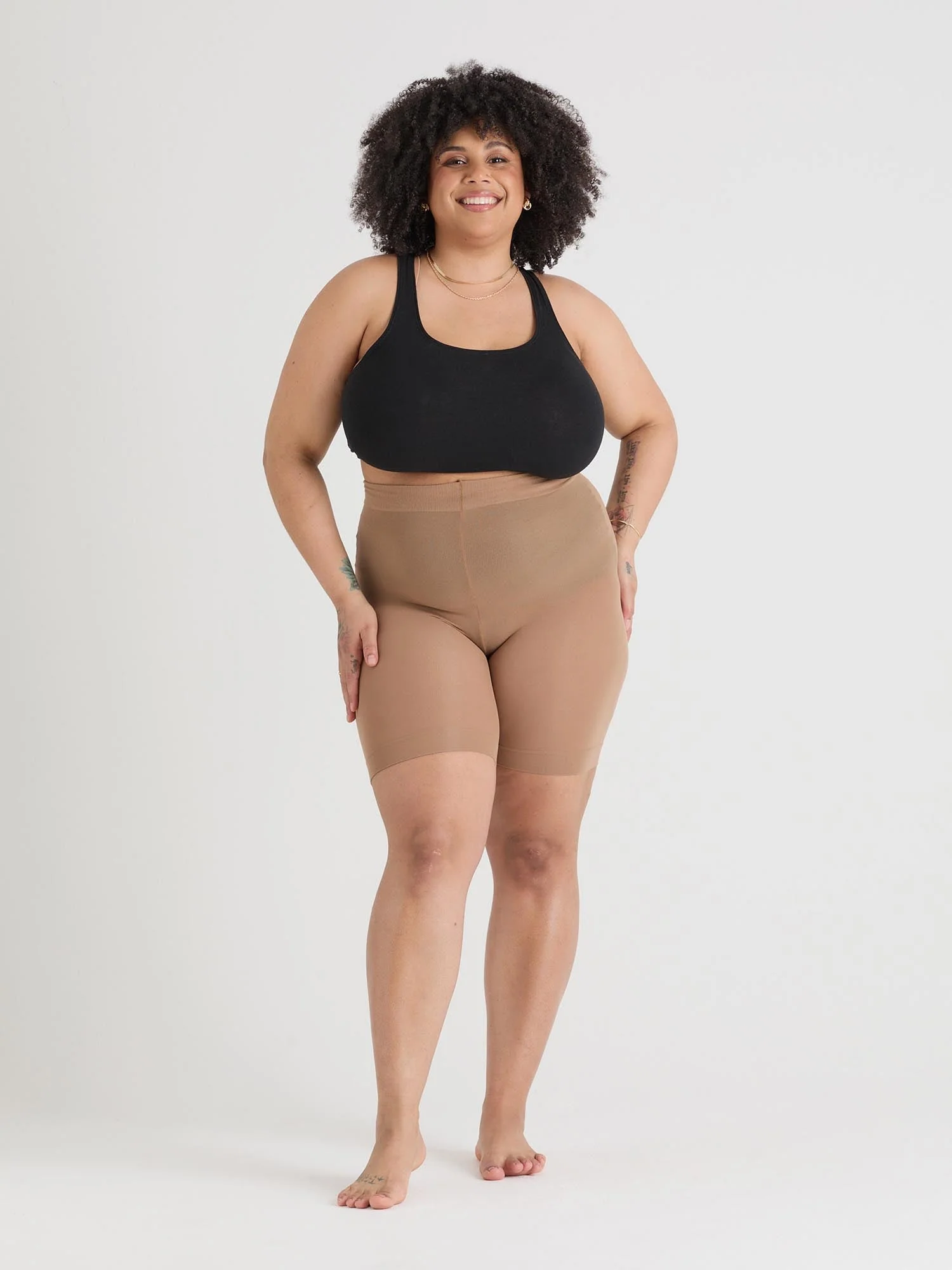 Stay Cool Chub Rub Shorts - Caramel Latte - Image 4