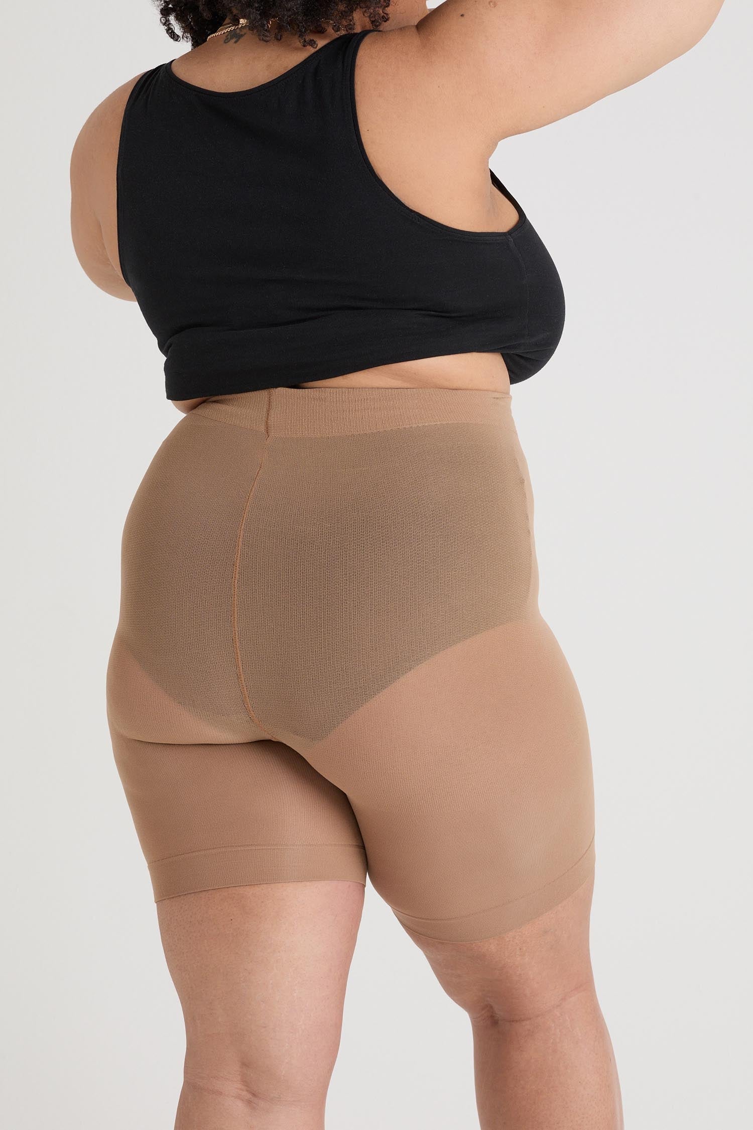 Stay Cool Chub Rub Shorts - Caramel Latte - Image 5