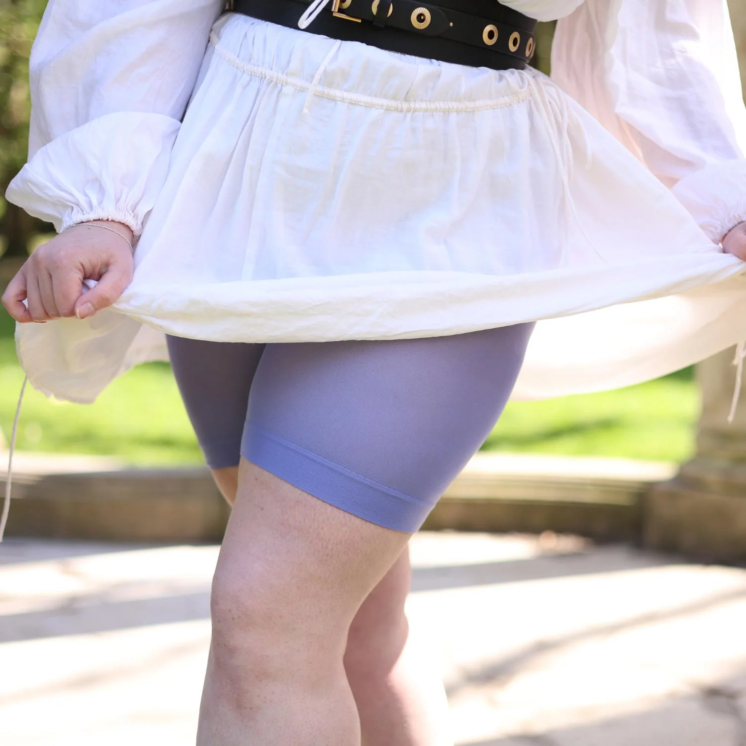 Stay Cool Chub Rub Shorts - Lavender Violet - Image 7