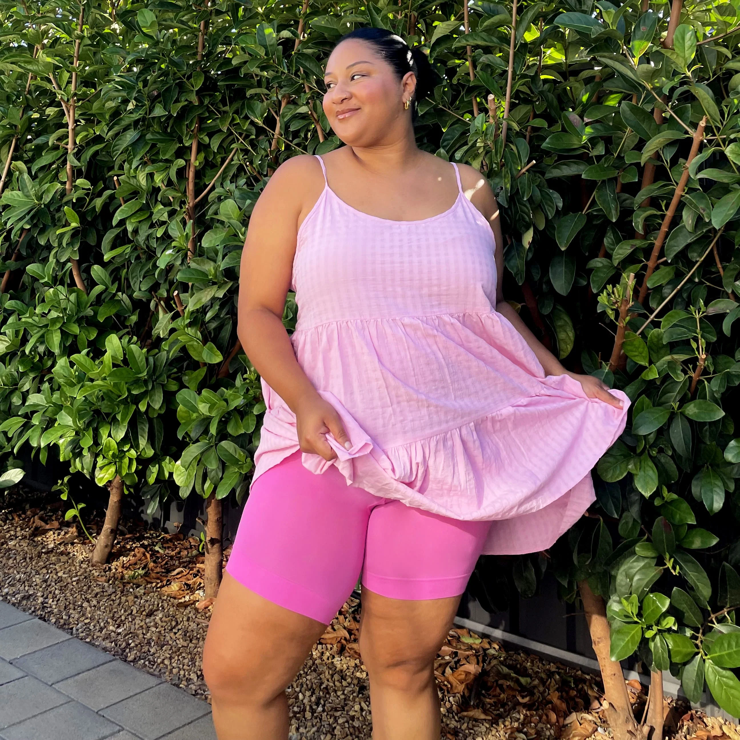 Stay Cool Chub Rub Shorts - Pink Lady - Image 2