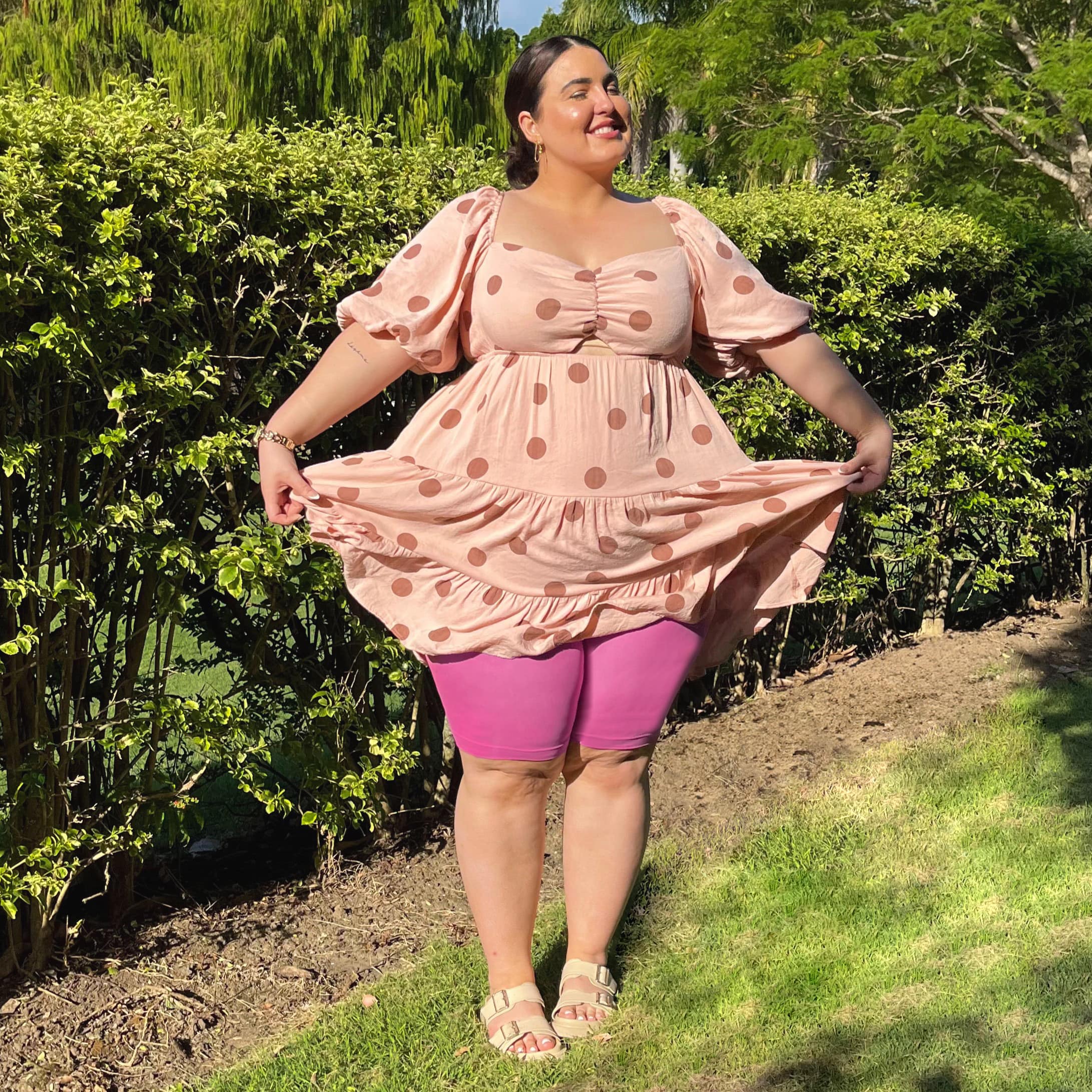 Stay Cool Chub Rub Shorts - Pink Lady - Image 6