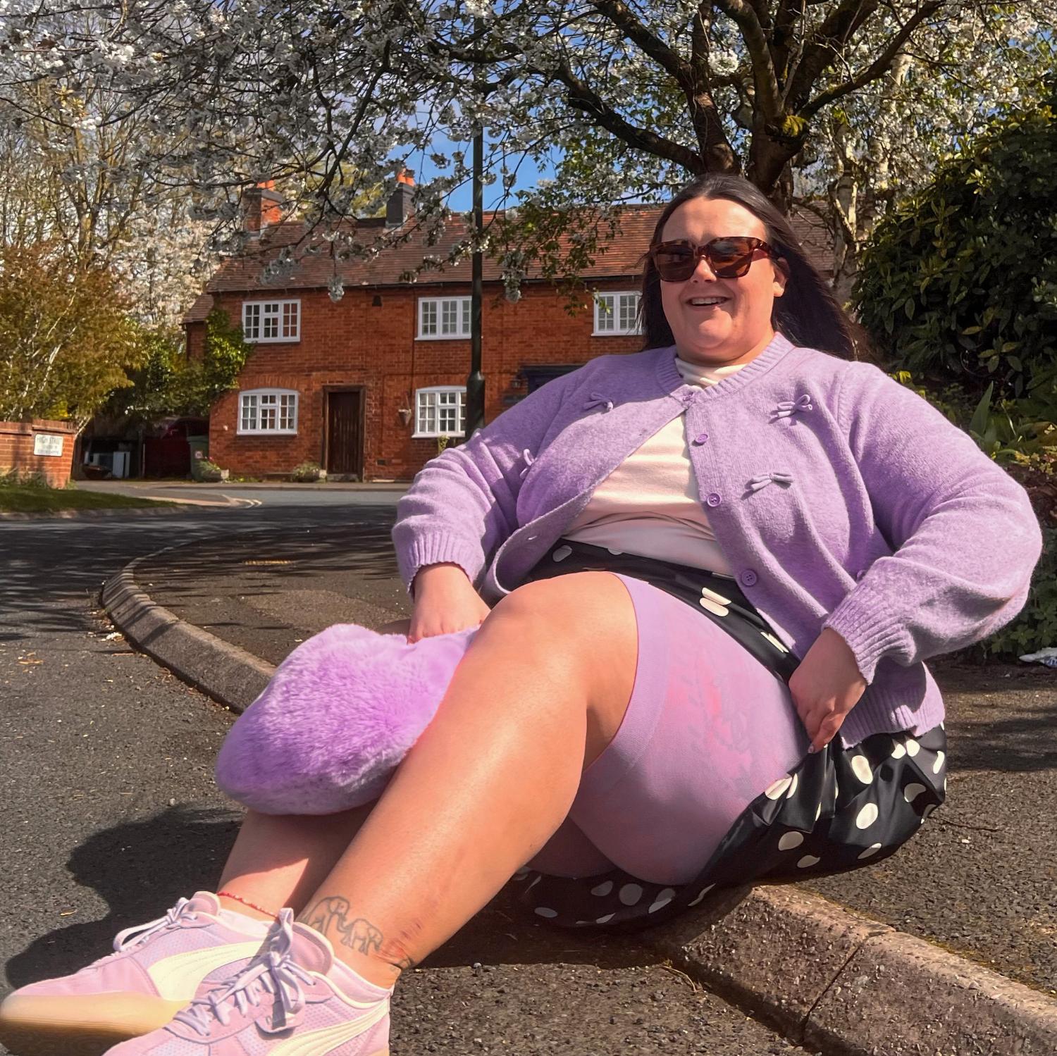 Stay Cool Chub Rub Shorts - Smoky Grape - Image 4
