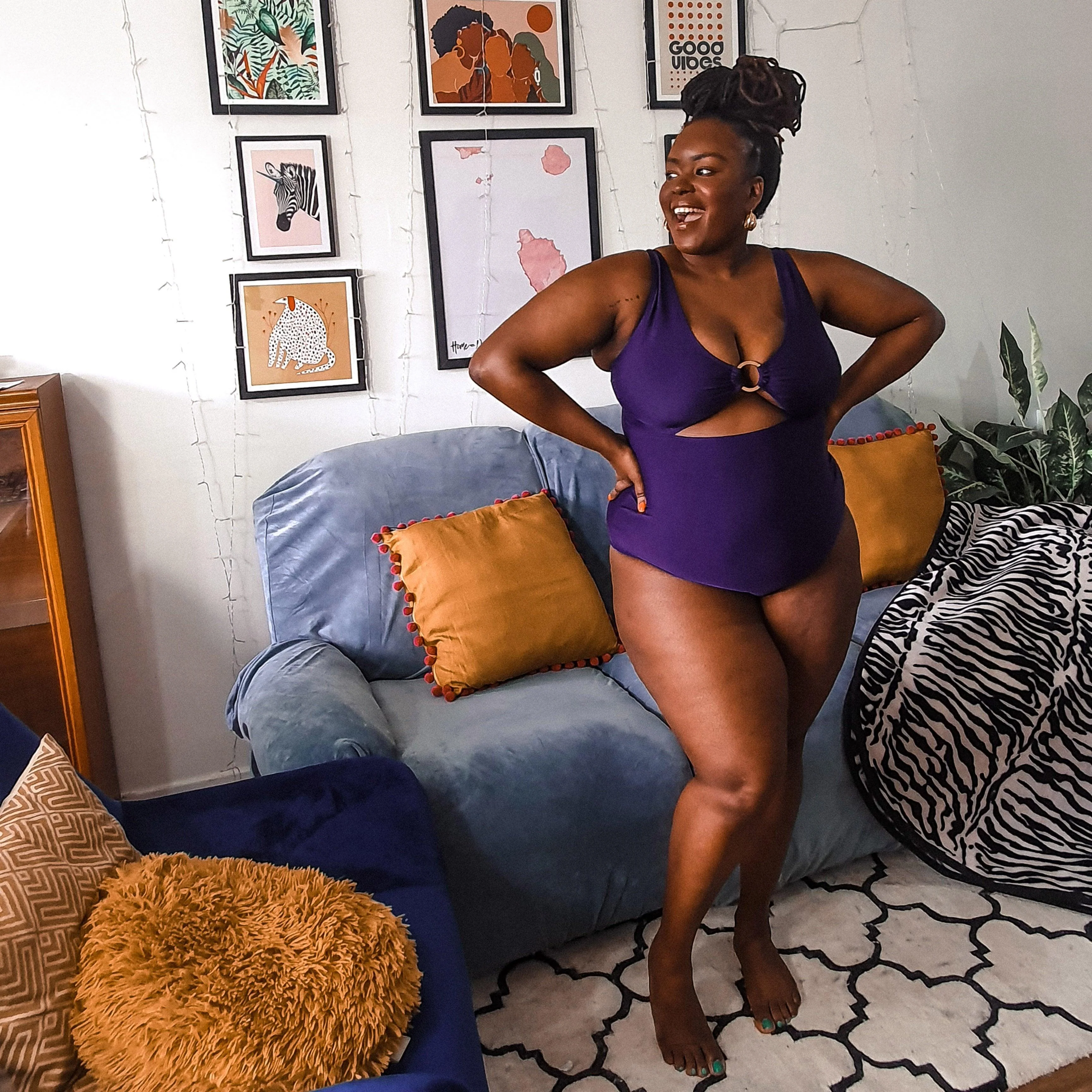 Wax on, Wax off Swimsuit - Purple - Image 15