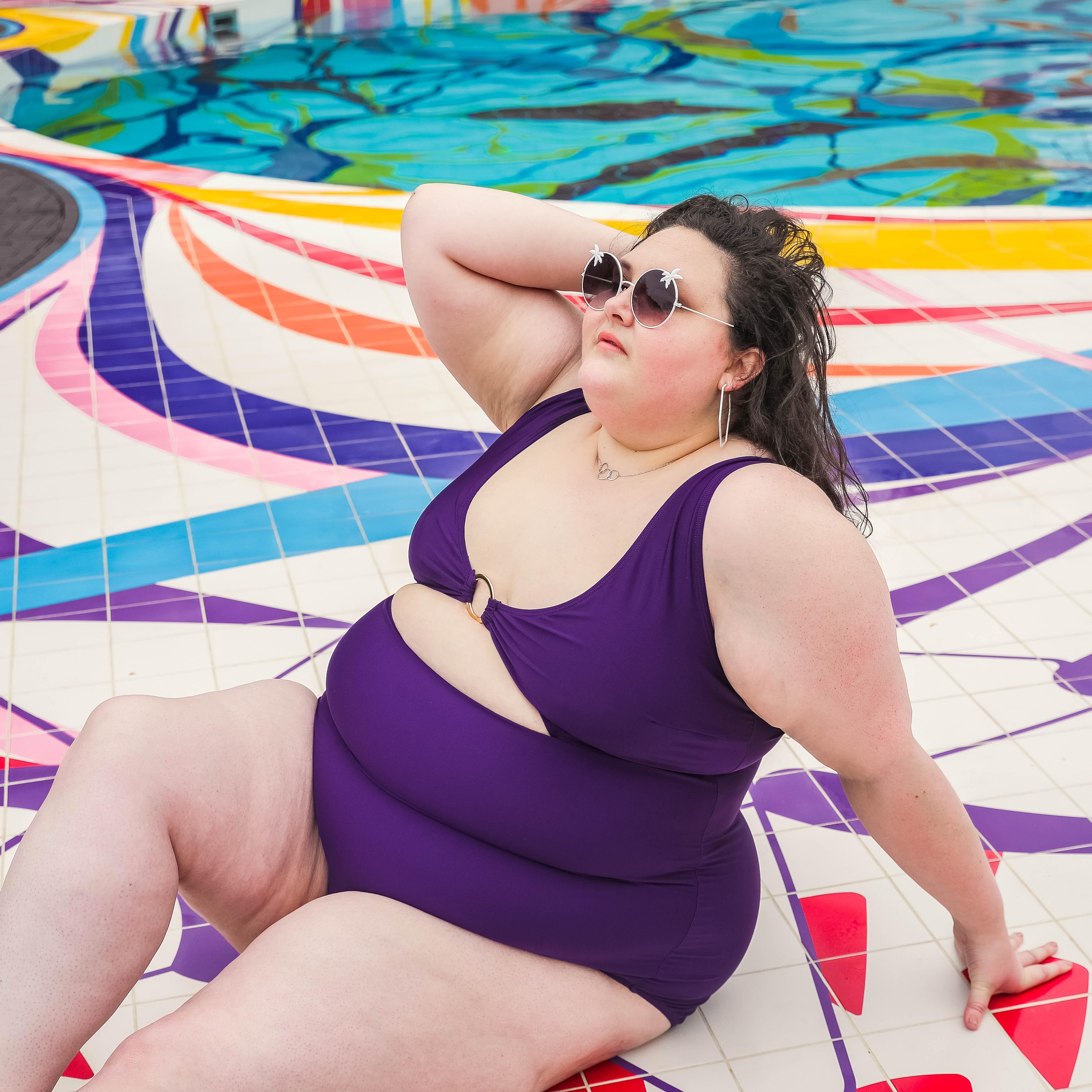Wax on, Wax off Swimsuit - Purple - Image 16