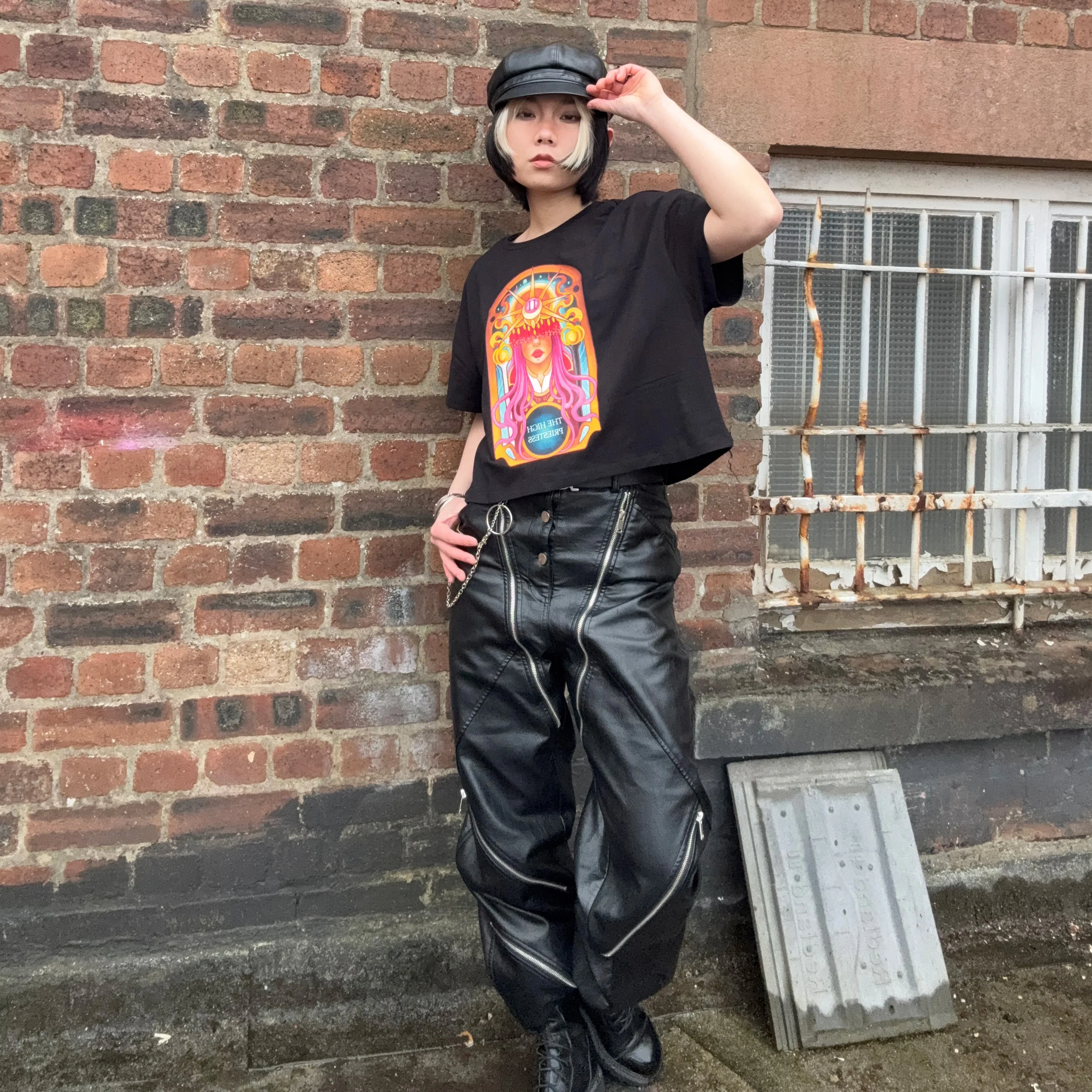 Major Arcana Boxy Tee - II The High Priestess - Image 8