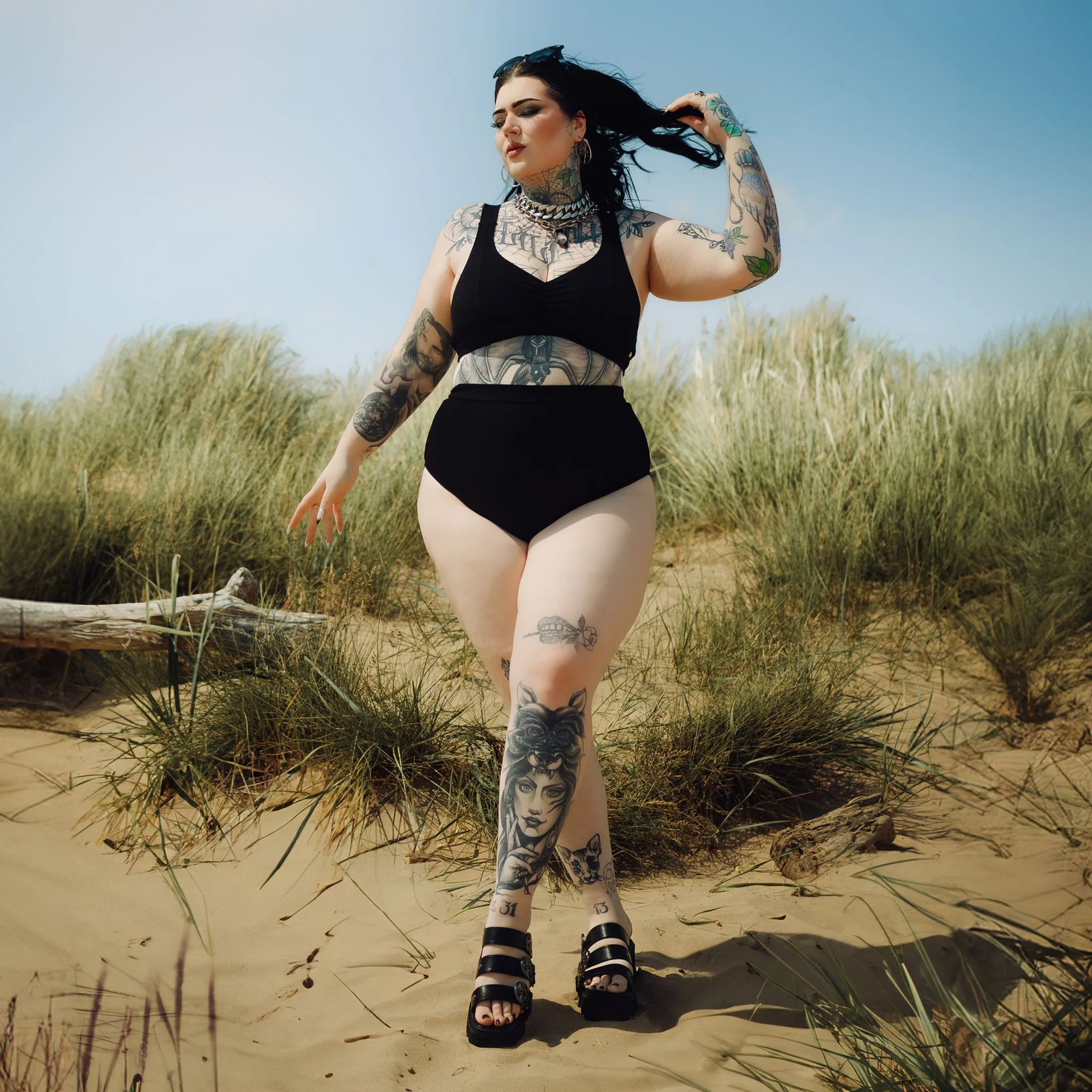 Tidelands Bikini - Black - Image 36