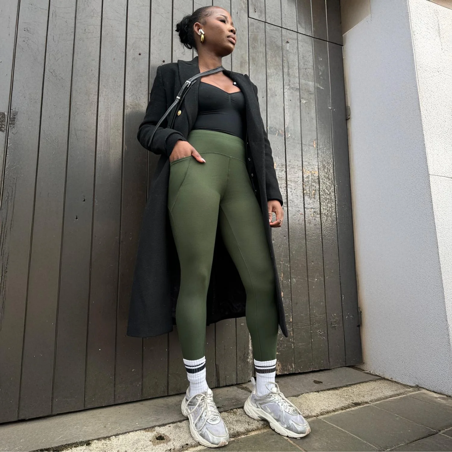 Squat Proof Leggings - Secret Garden - Image 2