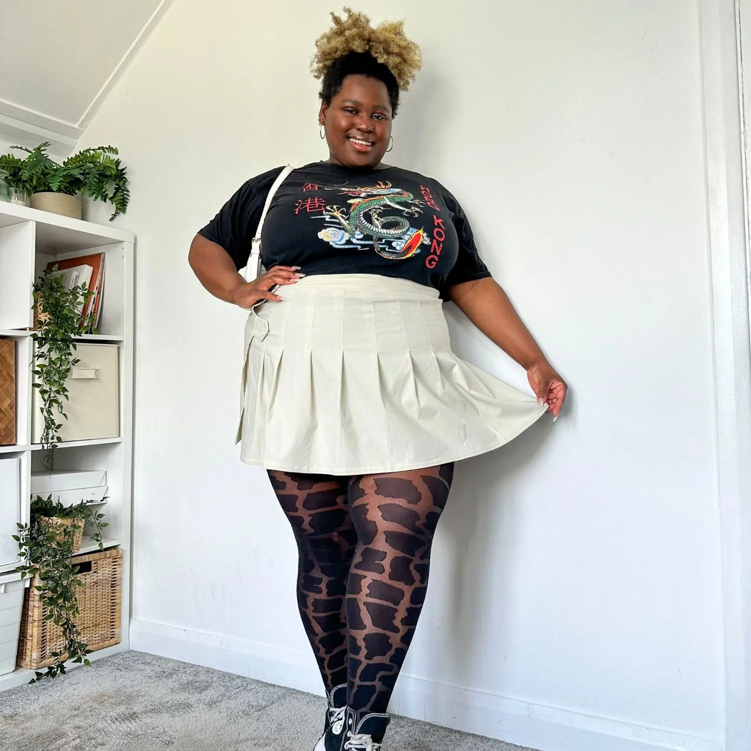 Your HighNess - Giraffe Print Tights - Image 4