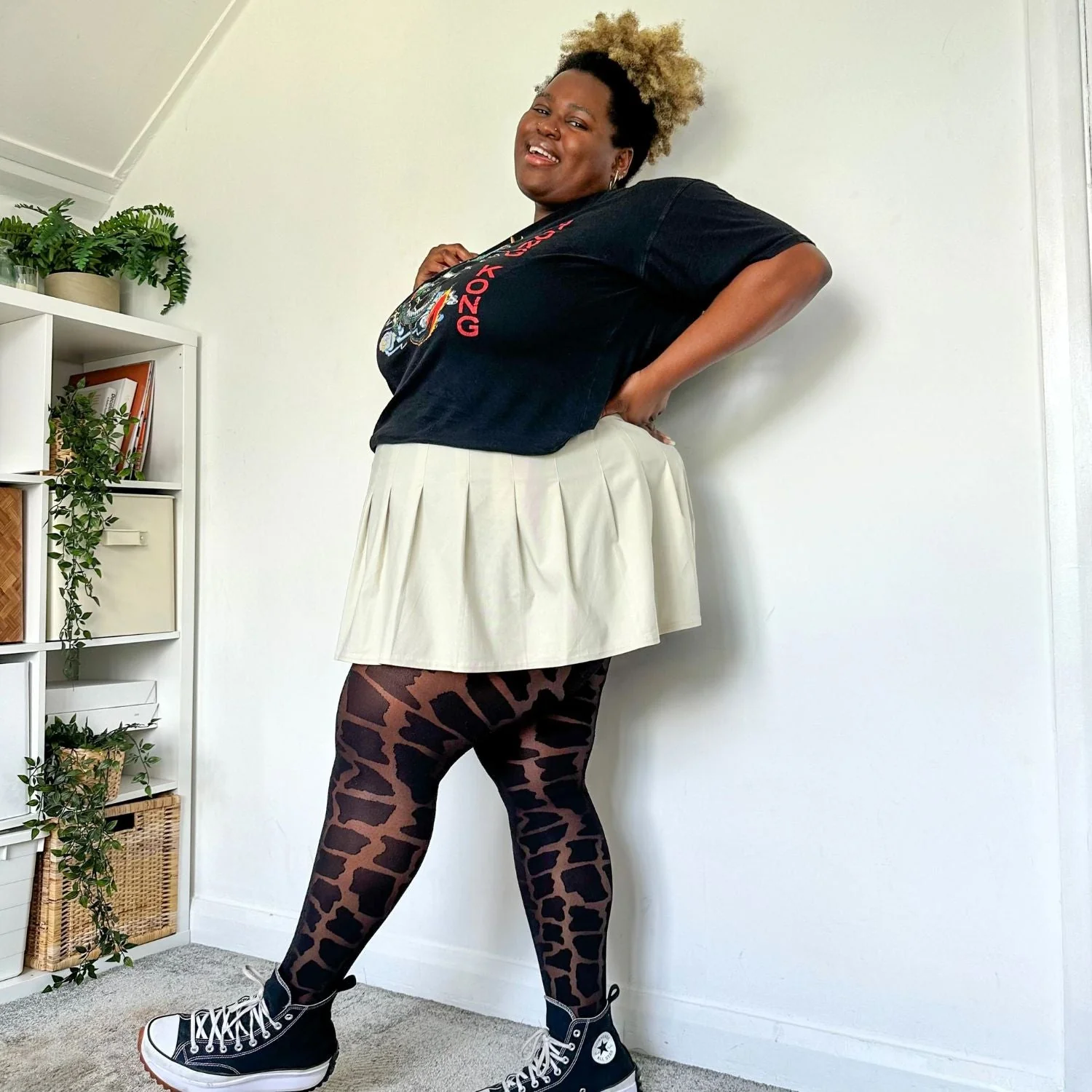Your HighNess - Giraffe Print Tights - Image 8